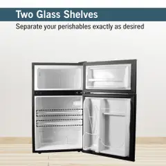 Conserv 19in STAINLESS Compact 2 Door Refrigerator 4.5cf Reversible Door 110V