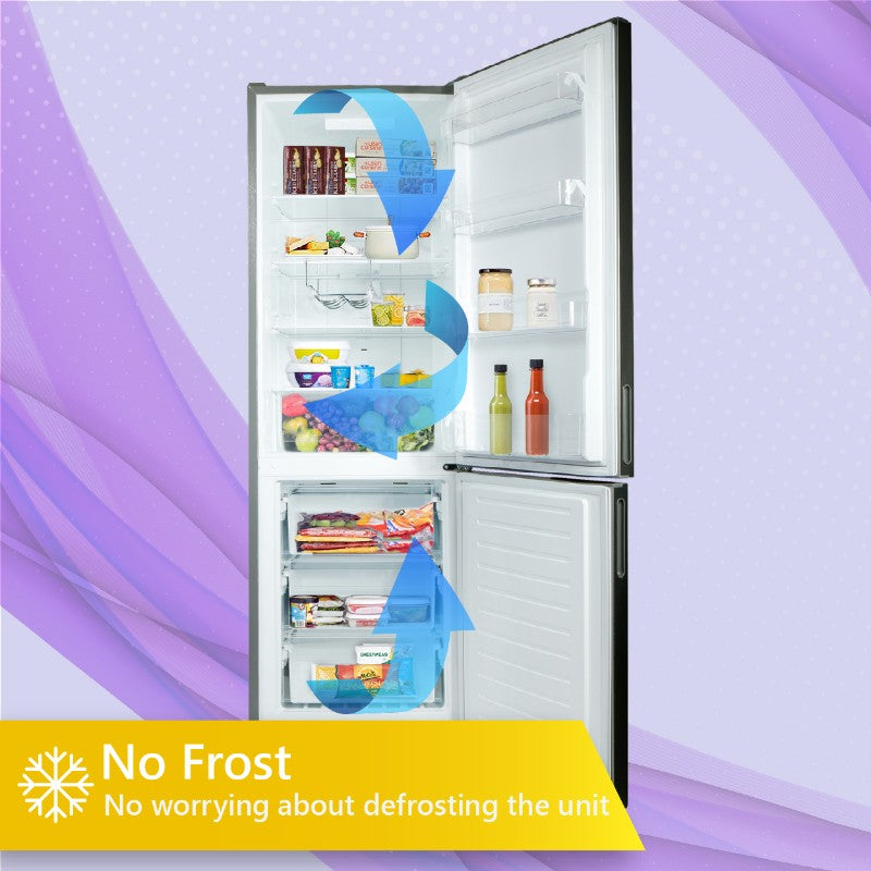 Conserv 11cf Bottom Freezer Refrigerator 24in w/ WINE RACK Stainless 110V