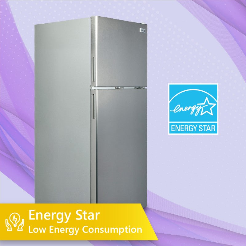 Conserv 11cf Bottom Freezer Refrigerator 24in w/ WINE RACK Stainless 110V