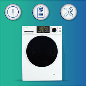 Super Washer 1.9cf/18lbs Sani Allergen Winterize 1400RPM White 110V