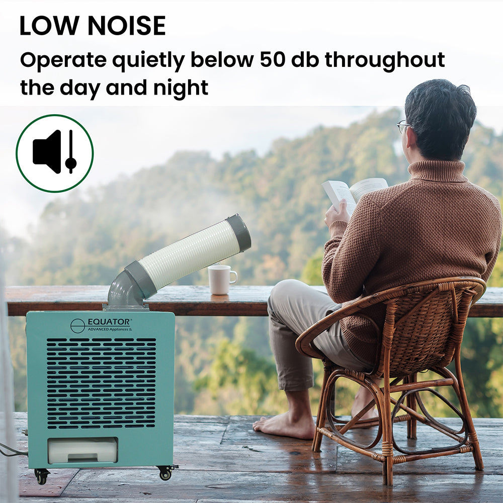 Climatiseur extérieur Equator 3-en-1 AC Chauffage 9000 BTU IP24 à roulettes 110V