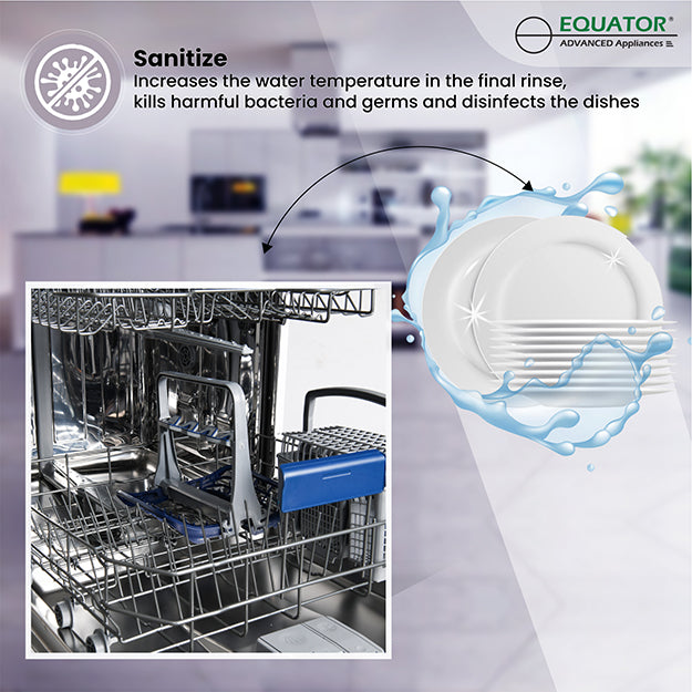 24 in 82 Series Dishwasher 14 place+Wine Rack 3.4g QUIET 51 dB 110V EStar