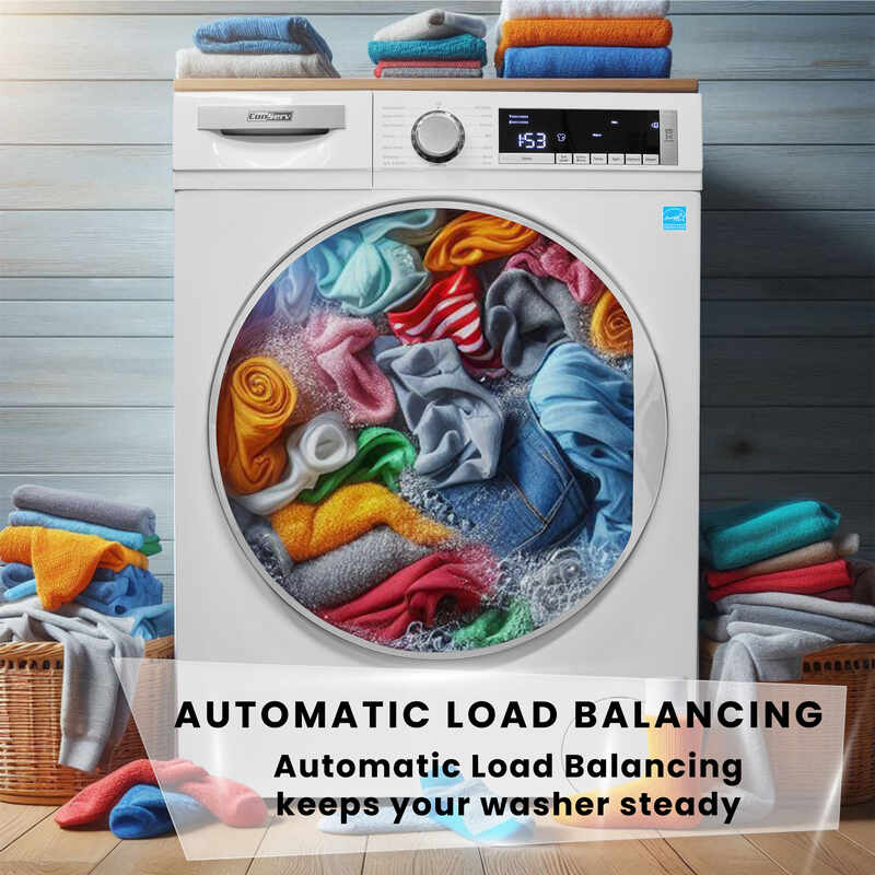 ConServ Washer 2.2cf AUTOSENSE 1400 RPM 15 programs Sanitize LED Display 110V