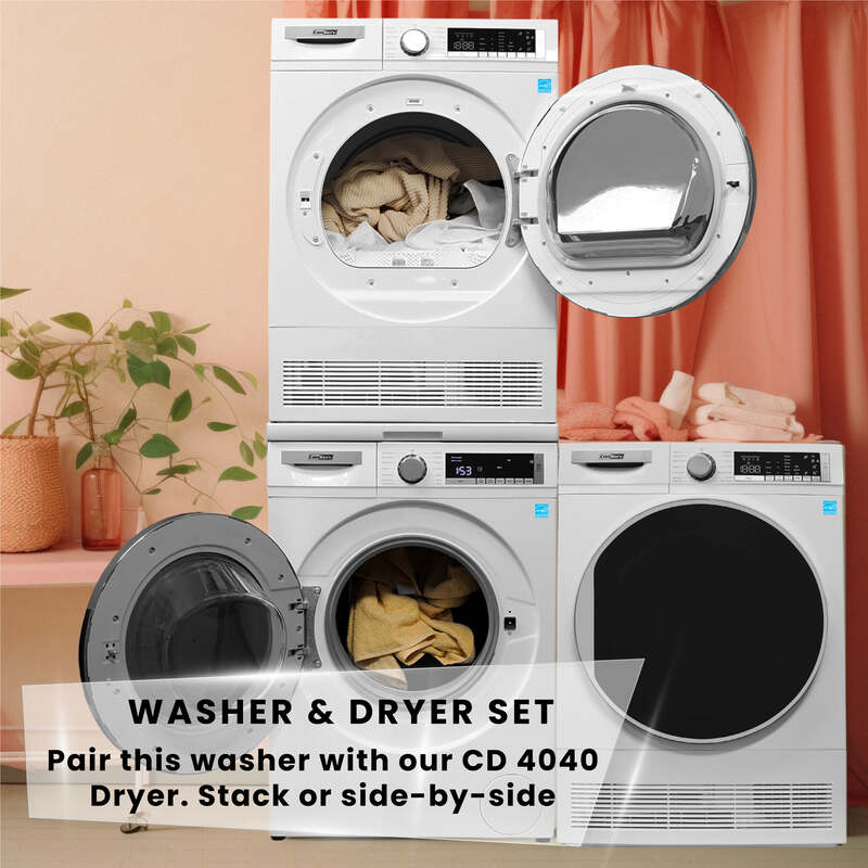 ConServ Washer 2.2cf AUTOSENSE 1400 RPM 15 programs Sanitize LED Display 110V