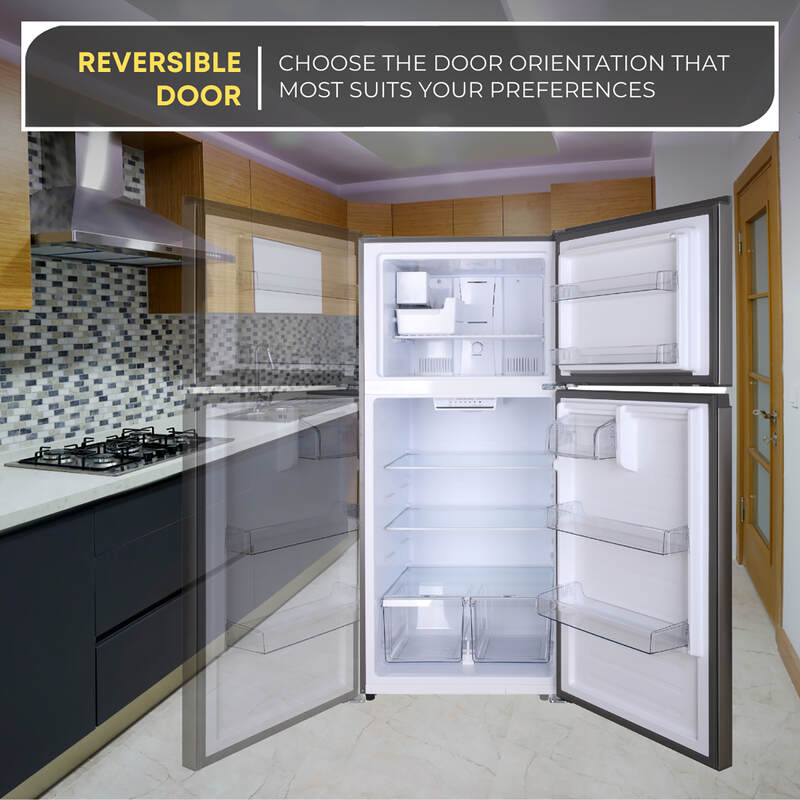 Conserv 30in Refrigerator 18cf Top Freezer INSTALLED ICE MAKER E-Star 110V