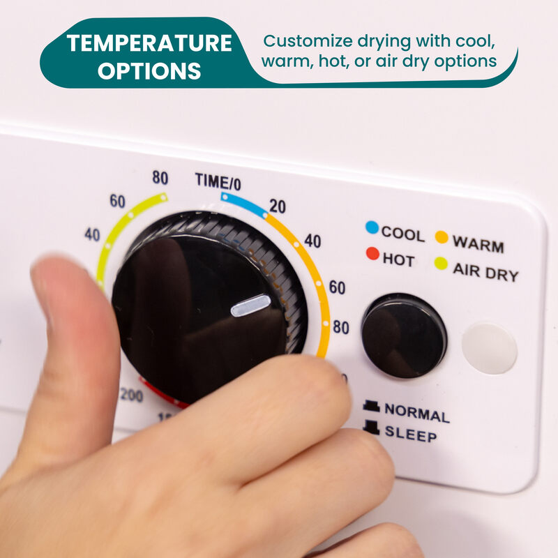 Secadora compacta ventilada con sensor 3.5 pies cúbicos/13 libras 110V CONTROLES INFERIORES (Reacondicionada)