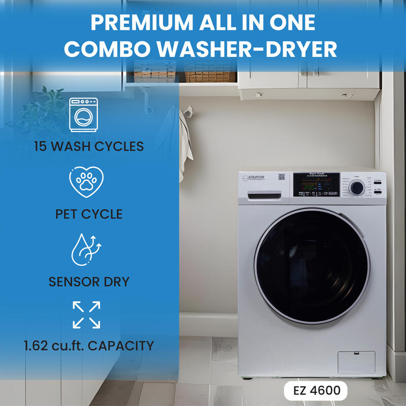 TINY HOME ULTRA COMPACT APPLIANCE PACK- Combo Washer-Dryer+Dishwasher+Cooking Range+Refrigerator+Microwave
