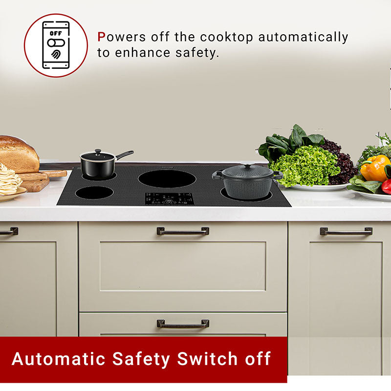 Equator 36 inch Built-In 5 Burner Induction Cooktop POWER BOOST Keep Warm 240V/9600W
