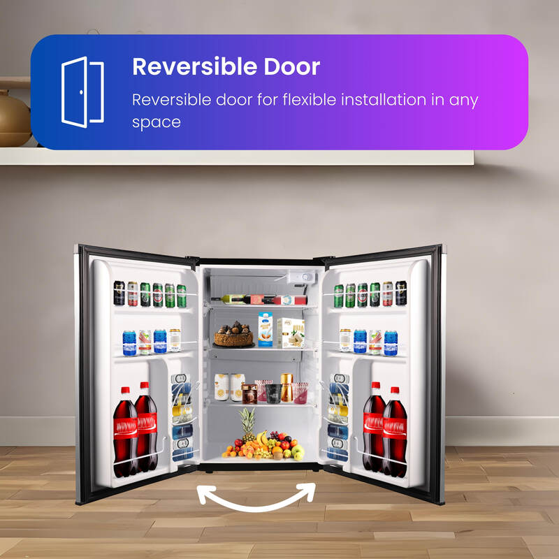 Conserv 20in STAINLESS Compact Refrigerator 4.5cF Reversible Door 110V