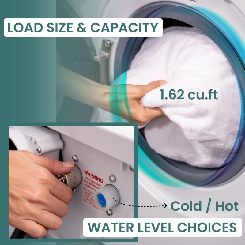 Original All-In-One 4600 Washer Dryer VENTLESS/VENTED PET Cycle 1.62cf/15lbs 110V