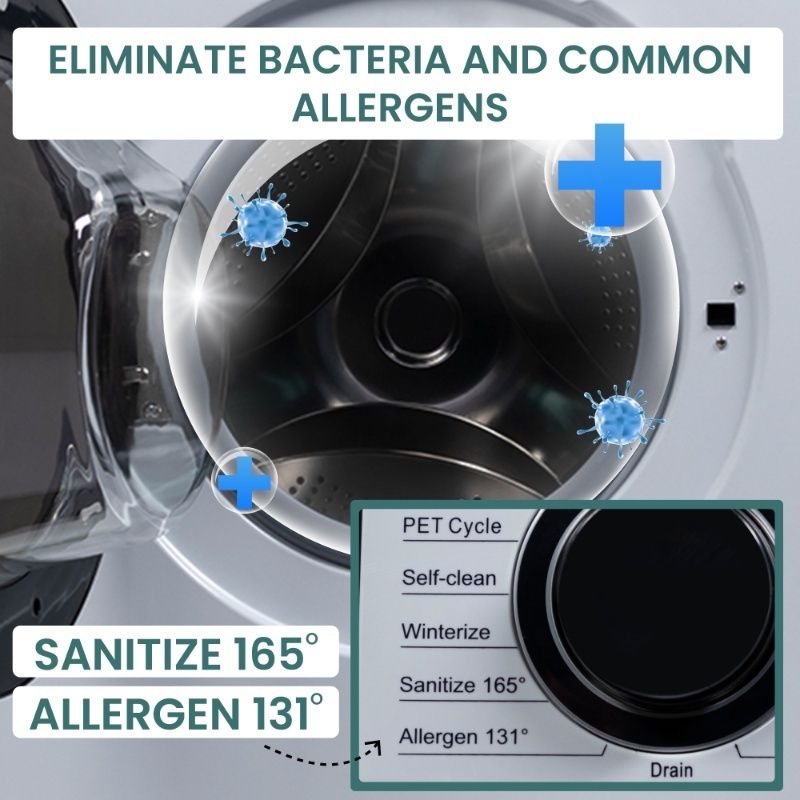 Original All-In-One 4600 Washer Dryer VENTLESS/VENTED PET Cycle 1.62cf/15lbs 110V