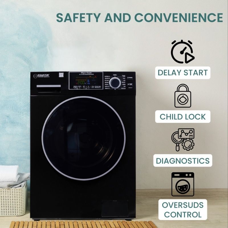 Original All-In-One 4600 Washer Dryer VENTLESS/VENTED PET Cycle 1.62cf/15lbs 110V