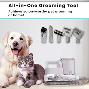 Equator 2.5L/120V Advanced Pet Groomer w/ Adjustable Clipping Comb and Detachable Hose