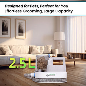 Equator 2.5L/120V Advanced Pet Groomer w/ Adjustable Clipping Comb and Detachable Hose