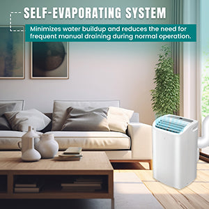 Equator 16000Btu PORTABLE AIR CONDITIONER Cool and Heat Indoor 700sf AutoSwing 110V
