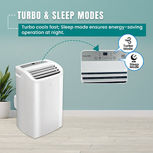 Equator 16000Btu PORTABLE AIR CONDITIONER Cool and Heat Indoor 700sf AutoSwing 110V