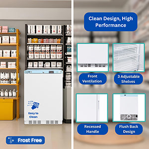 Refrigerador COMERCIAL/FARMACÉUTICO Conserv Compact de 24 pulgadas, 3.9 pies cúbicos, WIFI, 110V