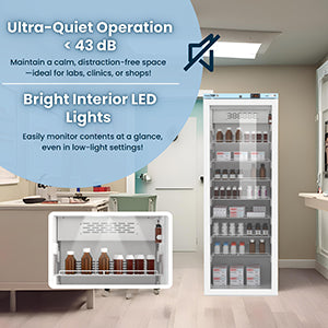 Conserv 24in COMMERCIAL/PHARMACEUTICAL Refrigerator 12.7cf WIFI 110V