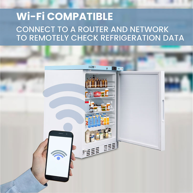 Refrigerador COMERCIAL/FARMACÉUTICO Conserv Compact de 24 pulgadas, 3.9 pies cúbicos, WIFI, 110V