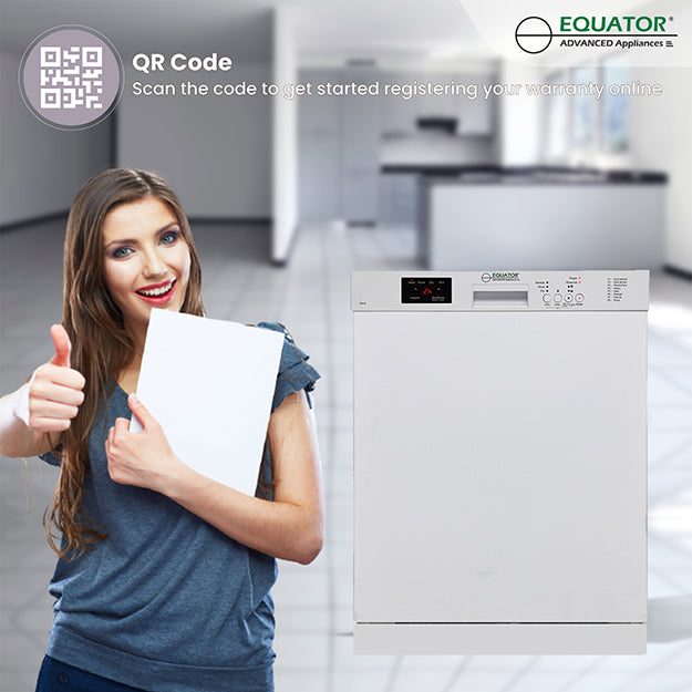 24 in 82 Series Dishwasher 14 place+Wine Rack 3.4g QUIET 51 dB 110V EStar