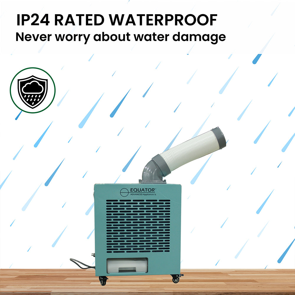 Climatiseur extérieur Equator 3-en-1 AC Chauffage 9000 BTU IP24 à roulettes 110V