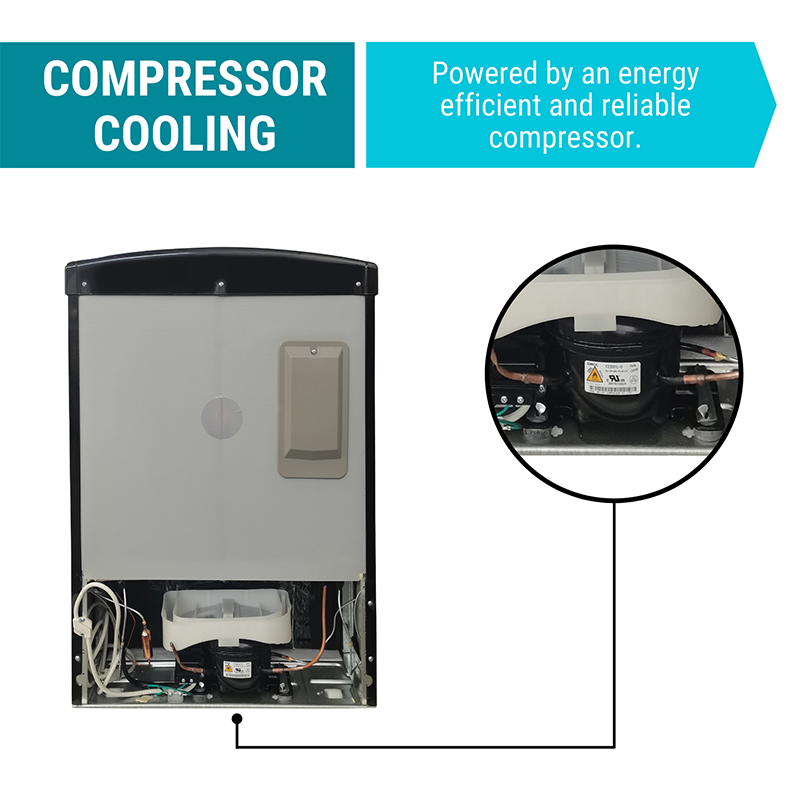 Minirefrigerador retro Conserv de 3.2 pies cúbicos, congelador convertible, sin escarcha, 110 V