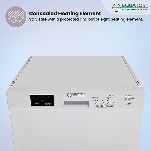 24 in 82 Series Dishwasher 14 place+Wine Rack 3.4g QUIET 51 dB 110V EStar