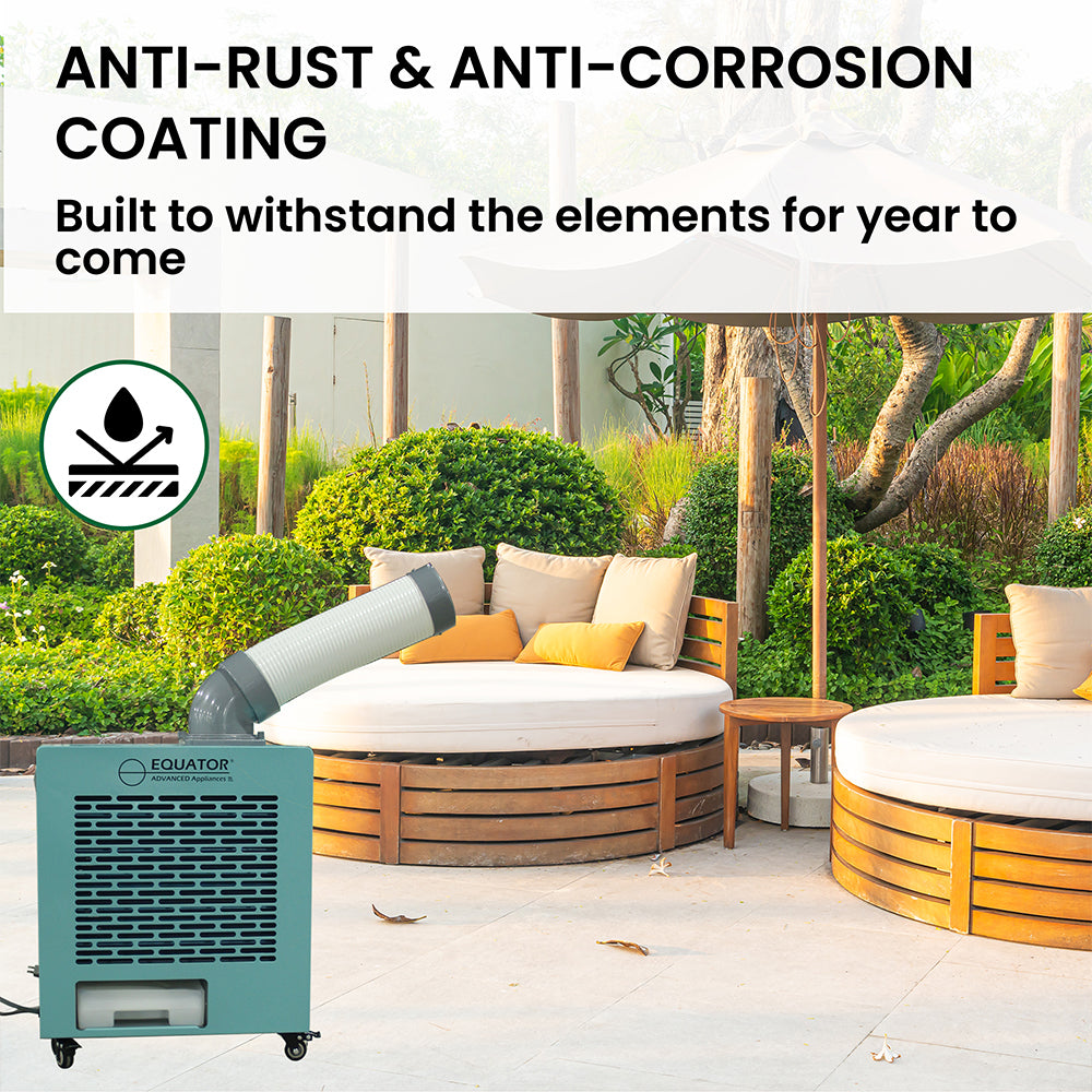 Climatiseur extérieur Equator 3-en-1 AC Chauffage 9000 BTU IP24 à roulettes 110V