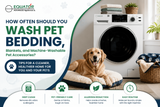 How Often Should You Wash Pet Bedding, Blankets, and Machine-Washable Pet Accessories?