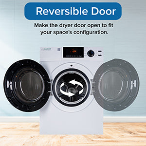 LAVADORA APILABLE ESTÁNDAR EW 835 18 lbs 1.9 pies cúbicos 110V + SECADORA VENTILADA CON SENSOR ED 880 4 pies cúbicos 220V