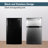 Conserv 19in STAINLESS Compact 2 Door Refrigerator 4.5cf Reversible Door 110V