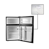 Conserv 19in STAINLESS Compact 2 Door Refrigerator 4.5cf Reversible Door 110V