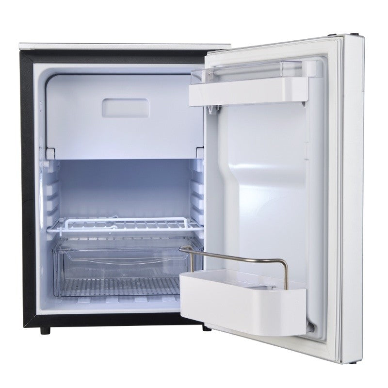 Compact RV-Marine-Offgrid Convertible Refrigerator-Freezer 1.6cf 12V 110V + AC/ DC Adapter