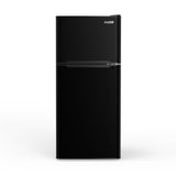 Refrigerador compacto Conserv de 19 pulgadas, color NEGRO, 2 puertas, 4.5 pies cúbicos, puerta reversible, 110V