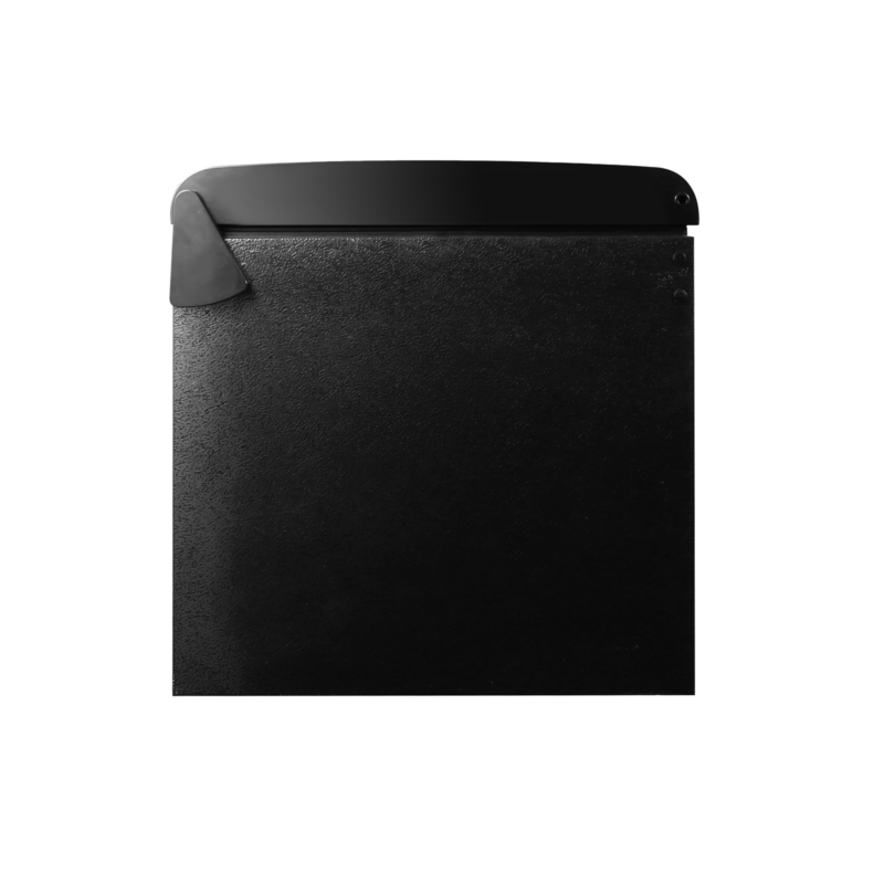 Refrigerador compacto Conserv de 19 pulgadas, color NEGRO, 2 puertas, 4.5 pies cúbicos, puerta reversible, 110V