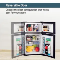 Conserv 19in STAINLESS Compact 2 Door Refrigerator 4.5cf Reversible Door 110V