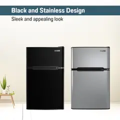 Conserv 19in STAINLESS Compact 2 Door Refrigerator 4.5cf Reversible Door 110V