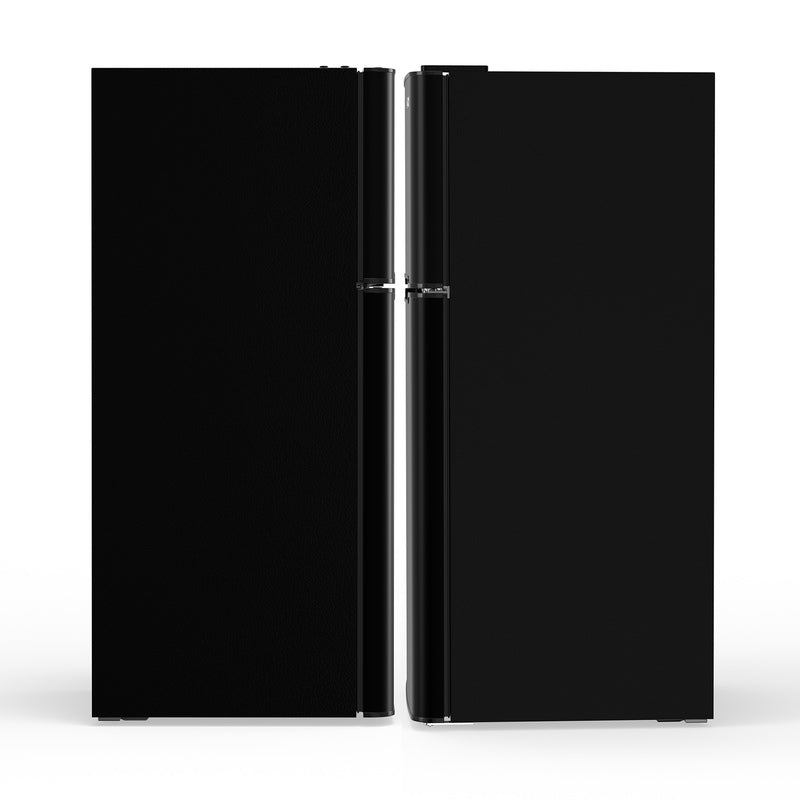 Refrigerador compacto Conserv de 19 pulgadas, color NEGRO, 2 puertas, 4.5 pies cúbicos, puerta reversible, 110V