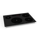 Placa de cocina híbrida eléctrica Equator de 30” – 4 quemadores (2 de inducción + 2 de cerámica), 9 niveles de potencia, 220V