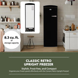 Congélateur vertical classique rétro Conserv 8,3 pi³ sans givre 24 po