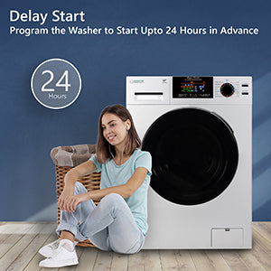 Super Washer 1.9cf/18lbs Sani Allergen Winterize 1400RPM White 110V