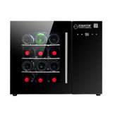 Equator 12 Bottles Countertop Wine Refrigerator Black Touch control 110V