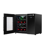 Equator 12 Bottles Countertop Wine Refrigerator Black Touch control 110V