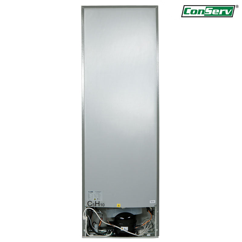 Conserv 11cf Bottom Freezer Refrigerator 24in w/ WINE RACK Stainless 110V