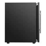 Humidor de cigarros compacto Equator 1.4cf, TEMPERATURA/HUMEDAD, vidrio UV, estantes de cedro, 110V