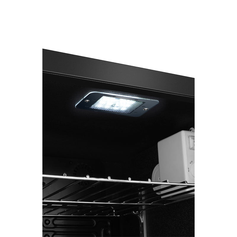 Refrigerador de bebidas Equator SLIM de 18 pulgadas, independiente, 3.2 pies cúbicos, 117 latas, 110V