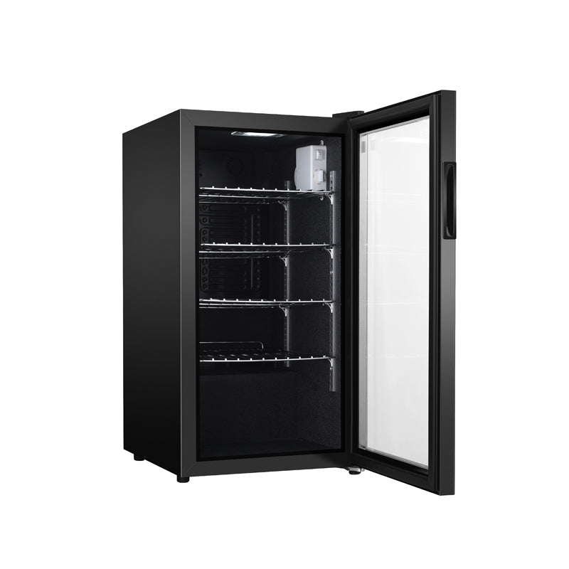Refrigerador de bebidas Equator SLIM de 18 pulgadas, independiente, 3.2 pies cúbicos, 117 latas, 110V