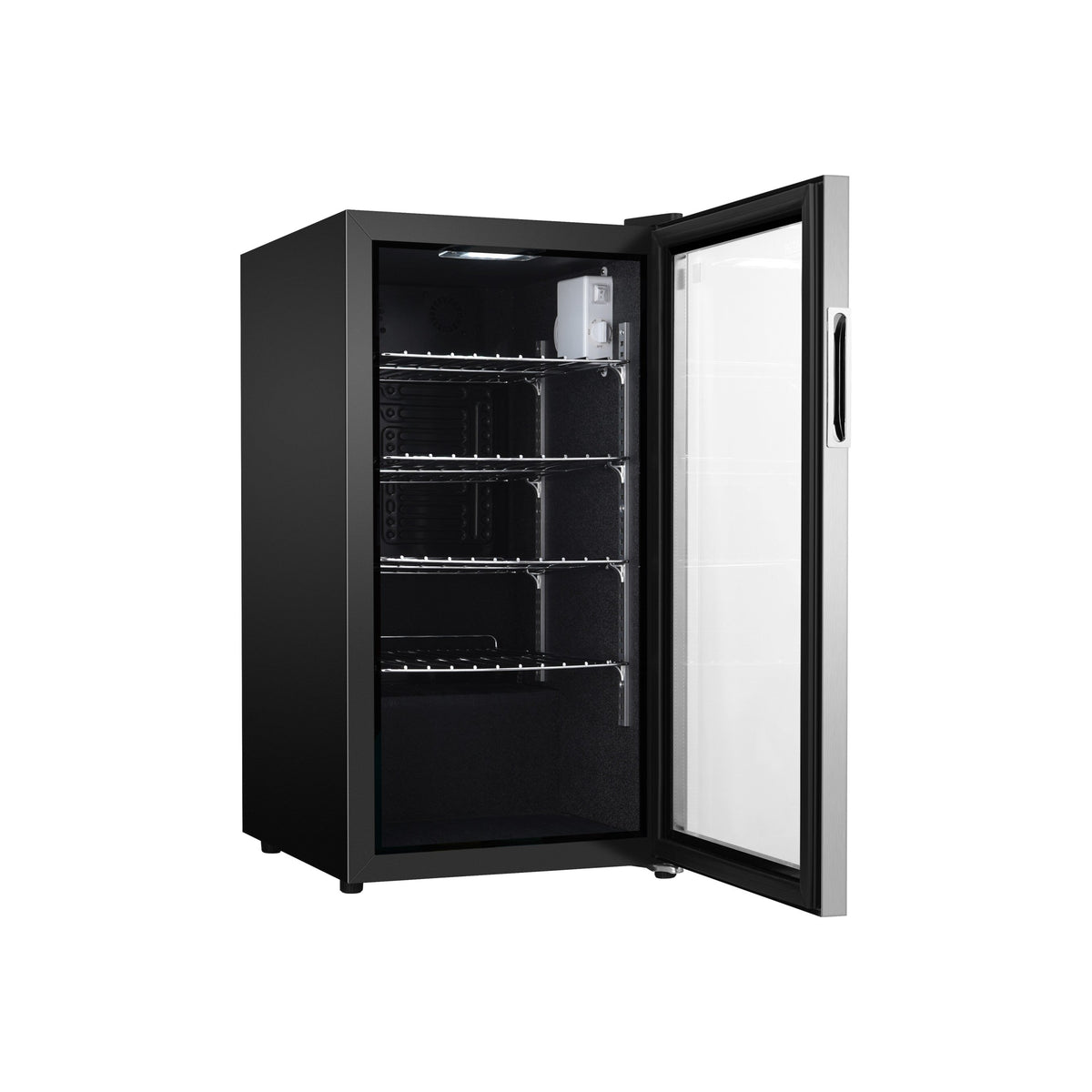Refrigerador de bebidas Equator SLIM de 18 pulgadas, independiente, 3.2 pies cúbicos, 117 latas, 110V