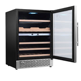 Equator Luxury Hybrid Dual Zone Gourmet Center 43 Bottles+Cans+Fine Foods 110V
