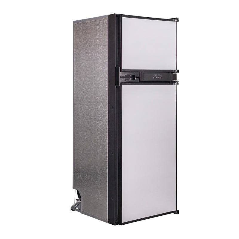 Refrigerador Congelador Conserv 12V/CC de 10 pies cúbicos, acero inoxidable, para RV, BARCO, FUERA DE LA RED, 2 puertas
